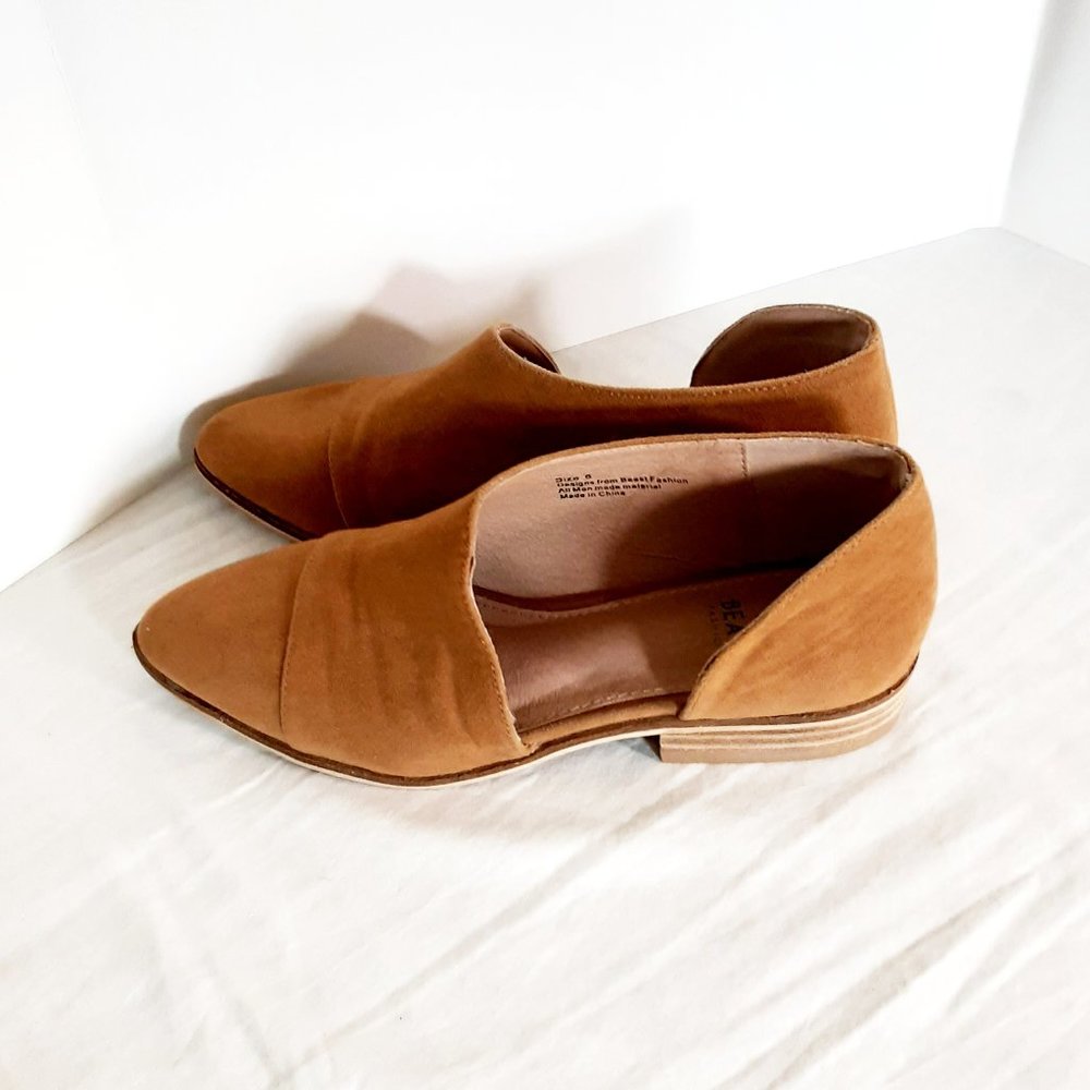 Beast Fashion Vegan Suede Loafers - Picture 6 of 11